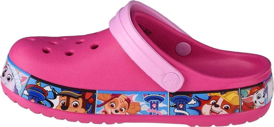 Crocs Fun Lab Paw Patrol 205509-670 Slippers - Roze - Maat 19/20 - afbeelding 2 van 4