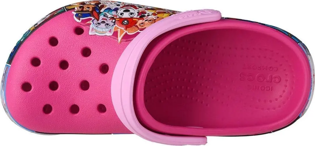 Crocs Fun Lab Paw Patrol 205509-670 Slippers - Roze - Maat 19/20 - afbeelding 3 van 4