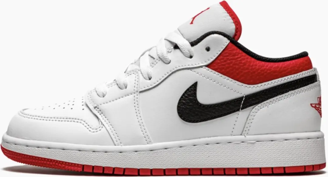 Nike Air Jordan 1 Low (GS), University Red Black, 553560118, EUR 40