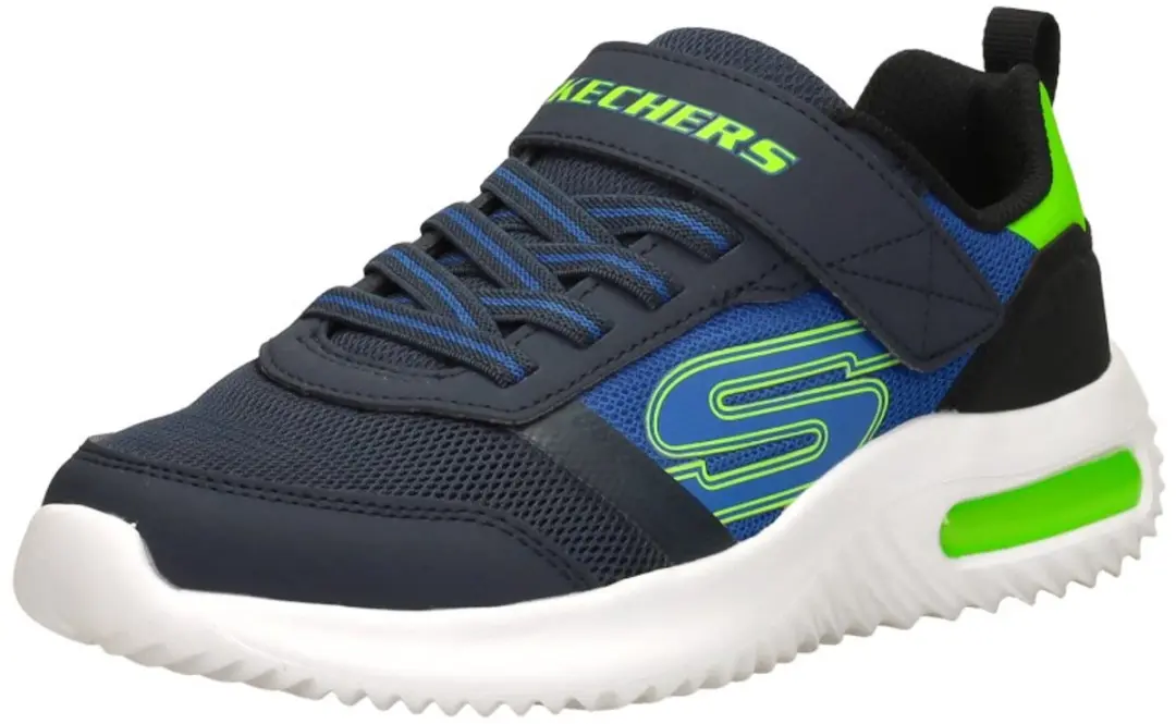 Skechers Bounder-Tech - Ultravoid Klittenband Laag - Blauw - Maat 36 - afbeelding 4 van 6