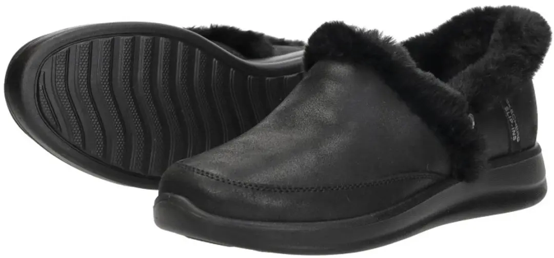Skechers Cozy Escape Dames Sloffen 37 - Zwart - afbeelding 6 van 6