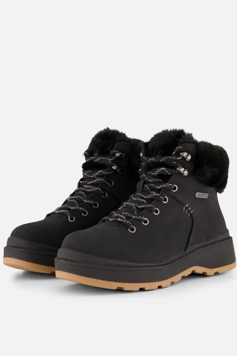 Skechers Park City Veterboots zwart Nubuck