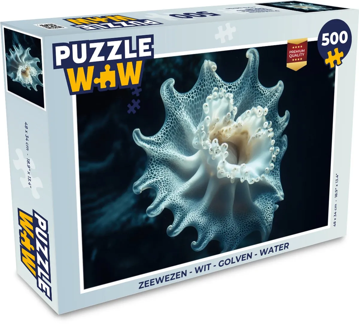 PuzzleWow Zeewezen Legpuzzel 500 Stuks