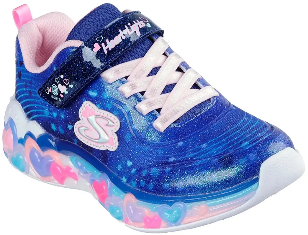Skechers Eternal Heart Lights Schoenen Zonder Veters Blauw EU 28 1/2 Meisje