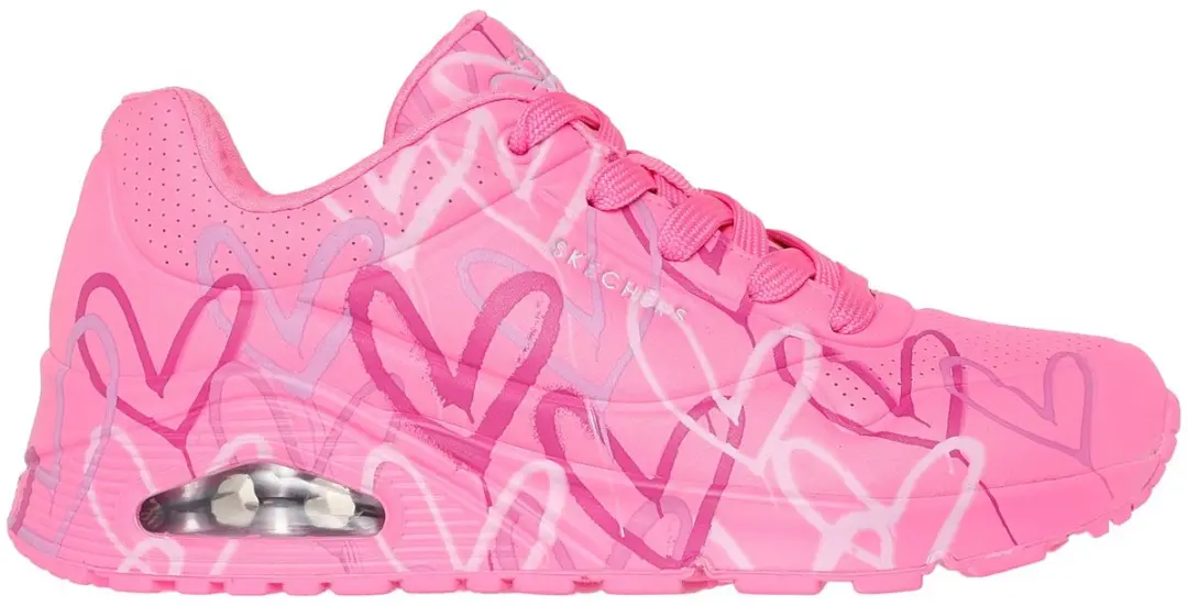 SKECHERS UNO SPREAD THE LOVE Skechers damessneakers roze EU 36,5