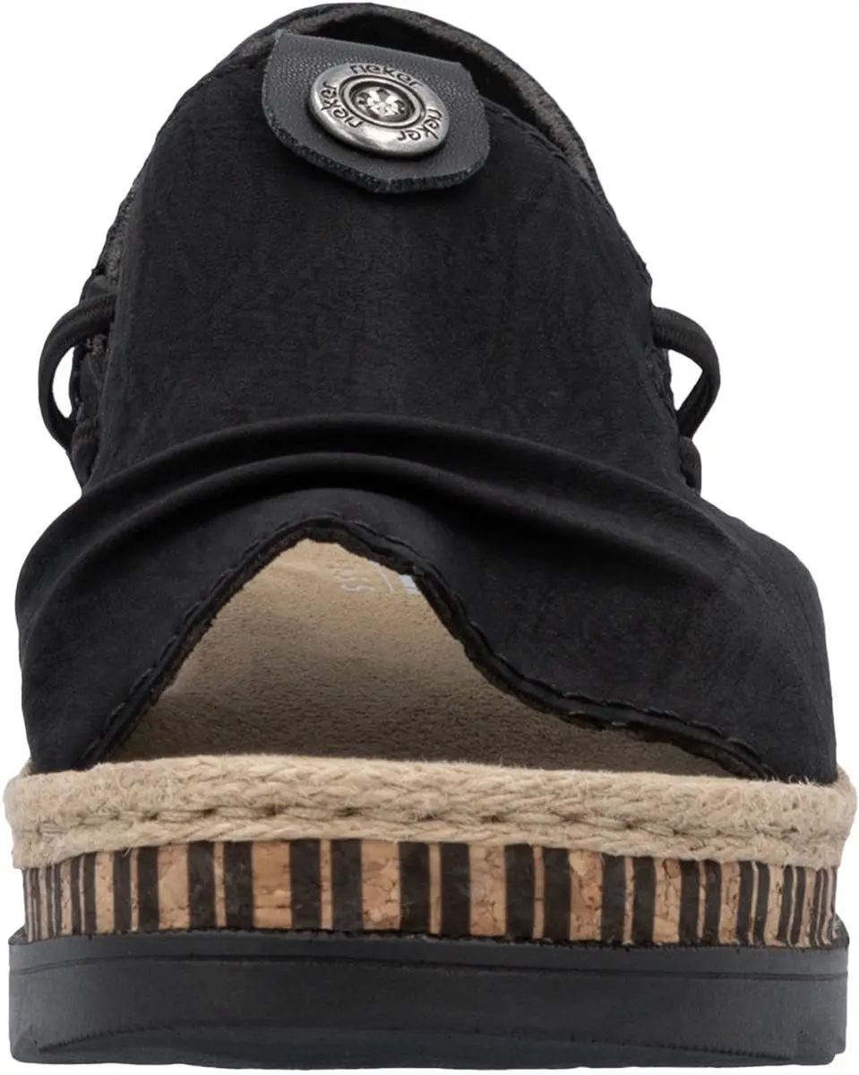 Rieker V7972 Damen Sandalette - Zwart - afbeelding 6 van 6