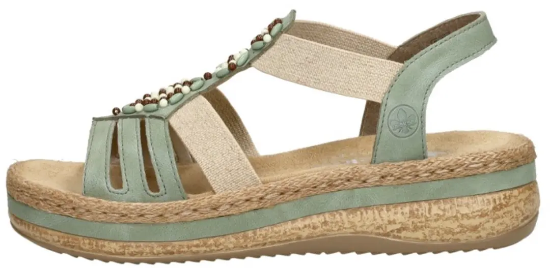 Rieker Sandalen Plat Sandalen Plat - Mint - Maat 43 - afbeelding 2 van 6