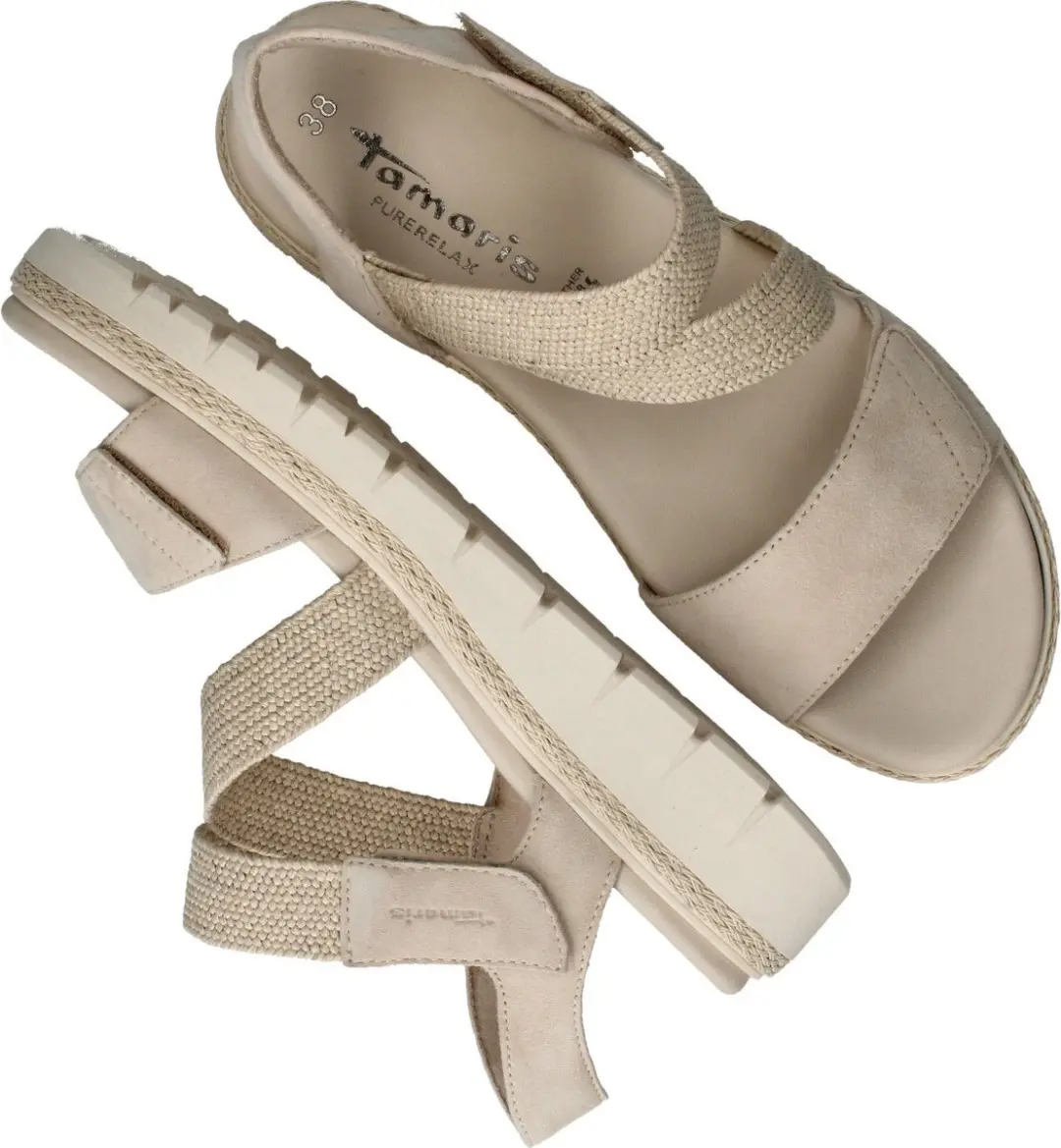 Tamaris M2824142 Dames Sandaal - Beige