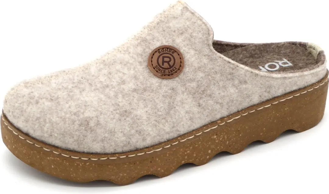 Rohde Dames Pantoffels 6120-13 - Maat 38 - Creme