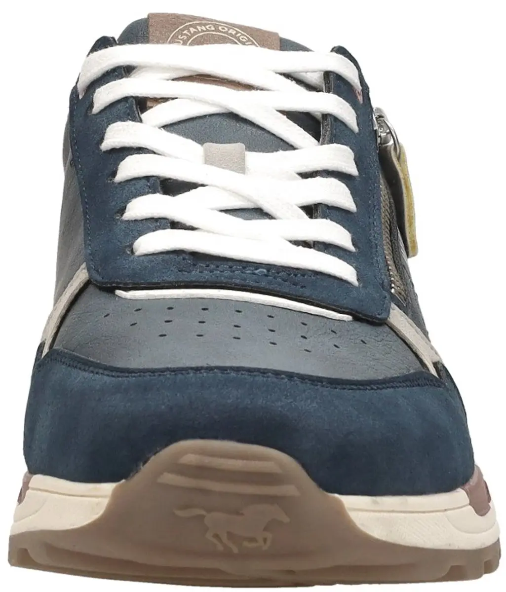 Mustang Heren Sneakers - Blauw - 40 - afbeelding 3 van 6