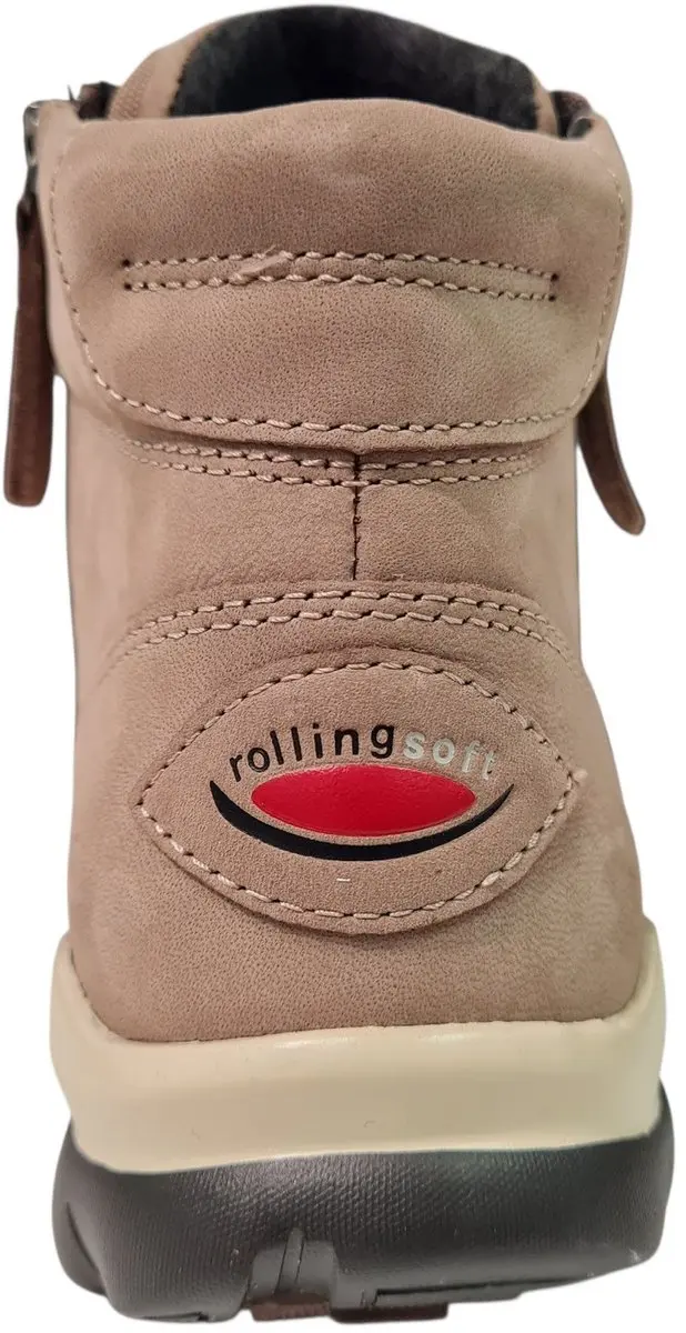 Gabor Rollingsoft Dames Veterschoenen 37.5 - Beige