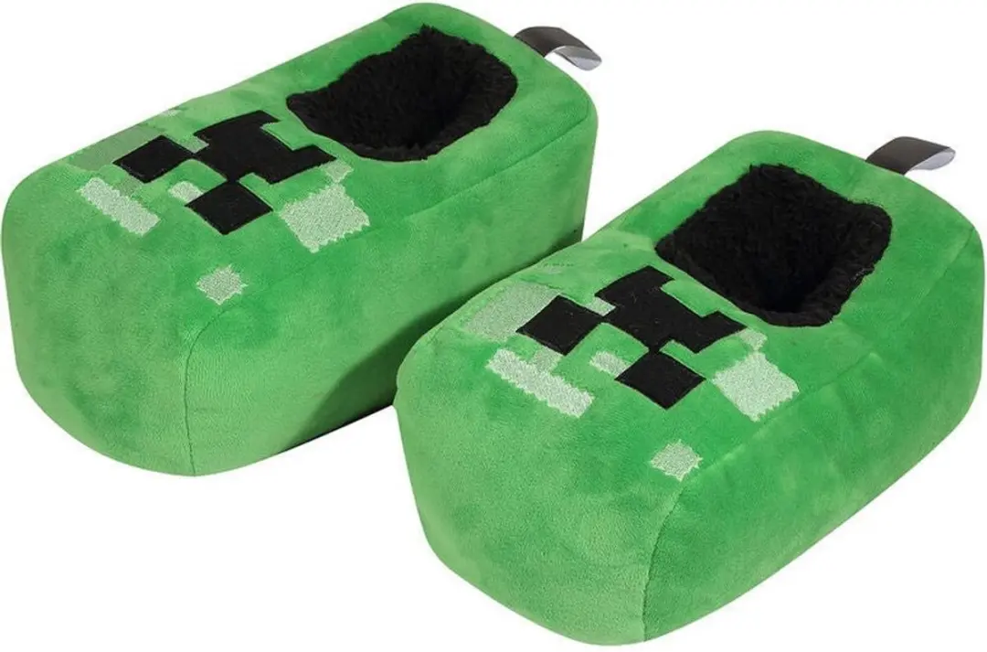 Minecraft Creeper Slippers SLS-MNCT-0513 Green-M