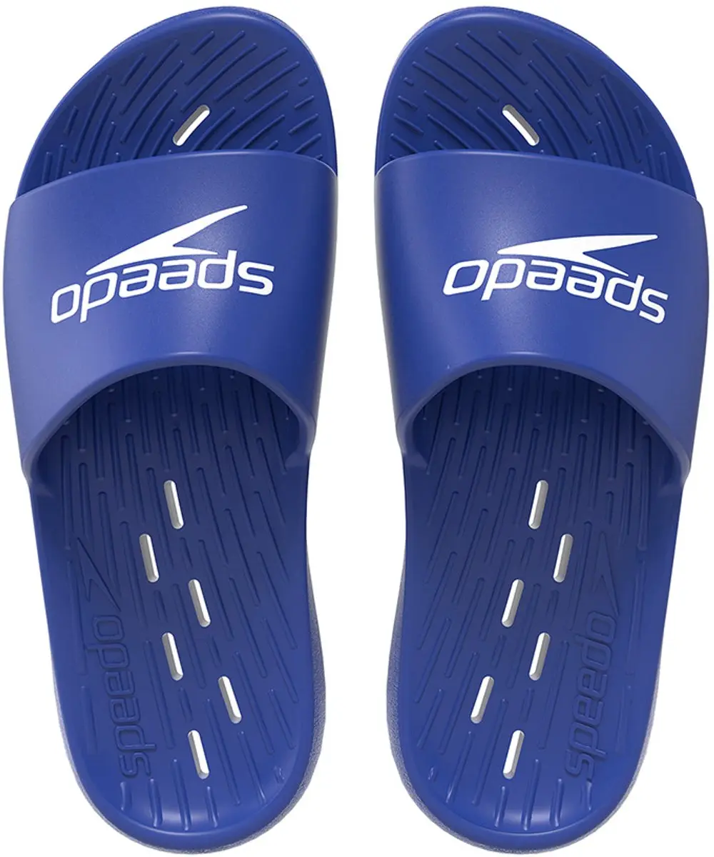 Speedo Heren Badslippers Marine/Wit - Maat 46