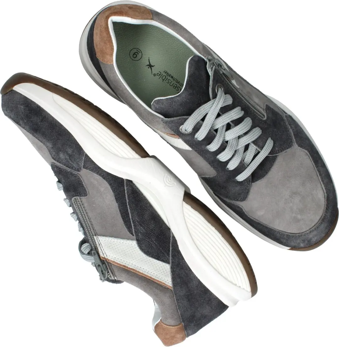 Xsensible SWX14 Heren Veterschoenen - Grijs - Maat 43.5