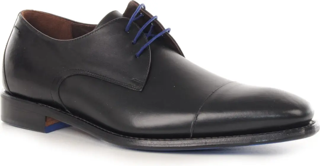 Floris van Bommel De Loper Veterschoenen - Zwart