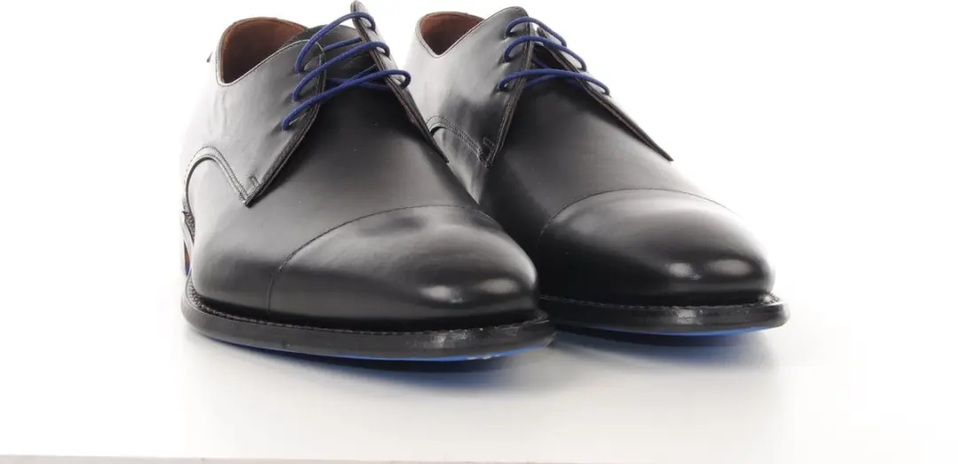 Floris van Bommel De Loper Veterschoenen - Zwart