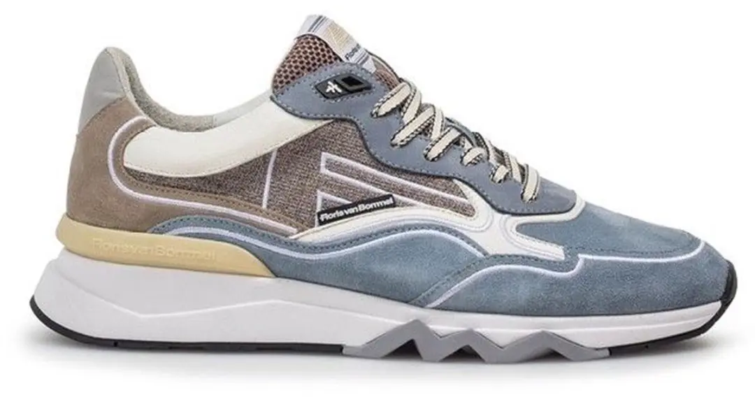 Floris van Bommel DE ZAGER 03.02 Lage Sneakers - Blauw - Maat 42