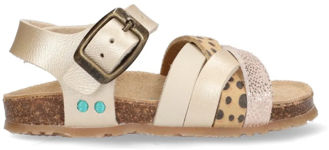 Becky Beach Platte Sandalen Meisjes Goud