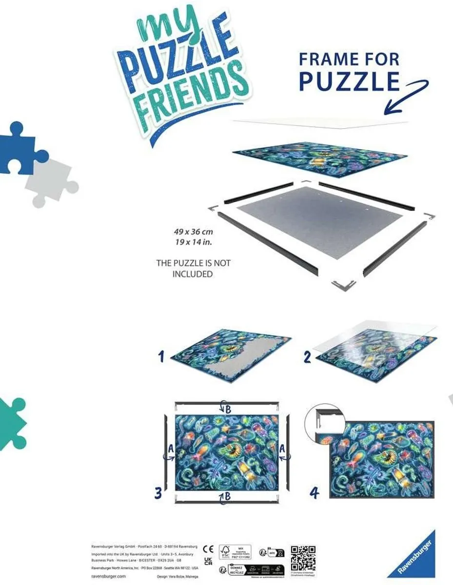 Ravensburger Puzzel Lijst 1000 Stuks - 179015 - Multicolor