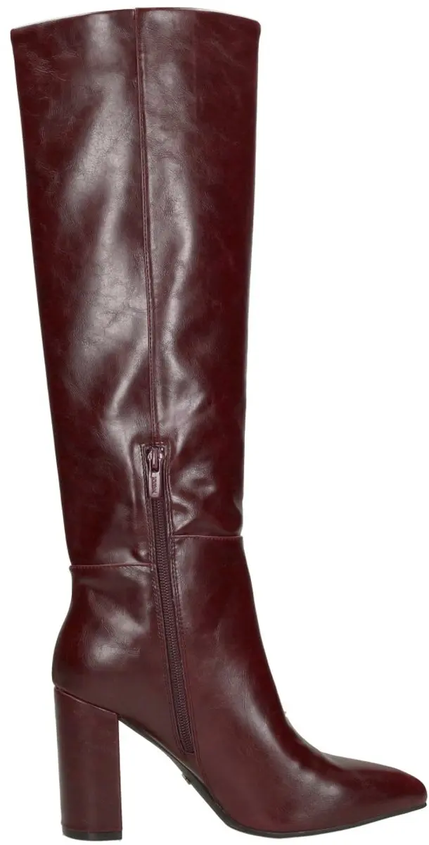 Mexx Heeled High Boot Krystal Indy Burgundy Red Dames