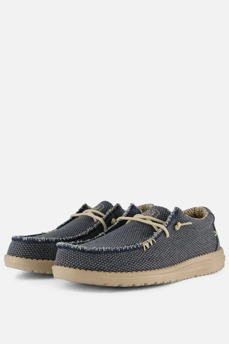 Hey Dude Wally Braided Instappers blauwgrijs