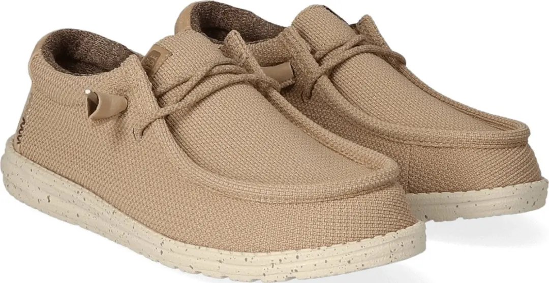 HEYDUDE Wally Sport Mesh Heren Instappers - Tan/White - Maat 41 - afbeelding 5 van 6