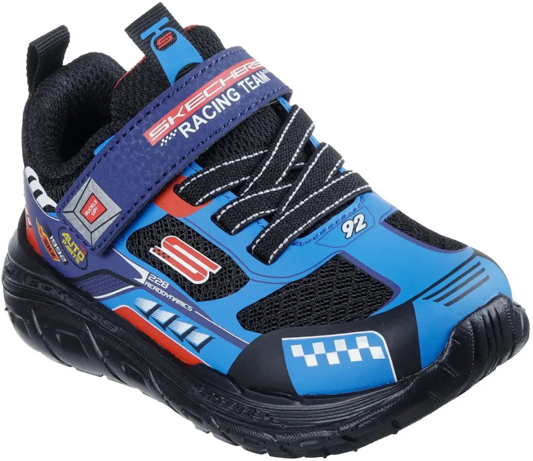 Skechers SKECH TRACKS Tracking sneakers voor jongens 402303L blauw/rood