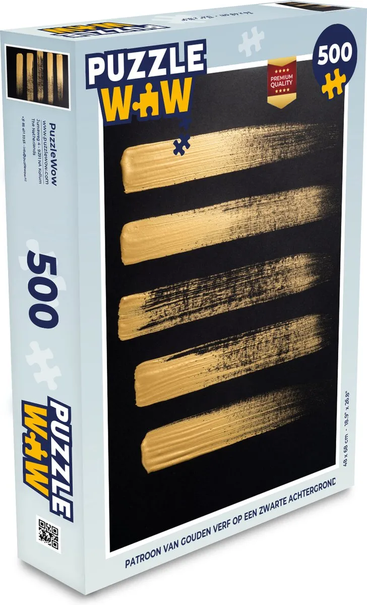 PuzzleWow Legpuzzel 500 Stuks - Multicolor