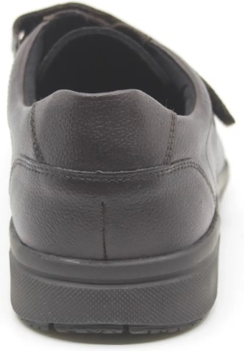 Solidus 64500 Heren Klittenbandschoenen - Bruin - Maat 44+ - afbeelding 3 van 6