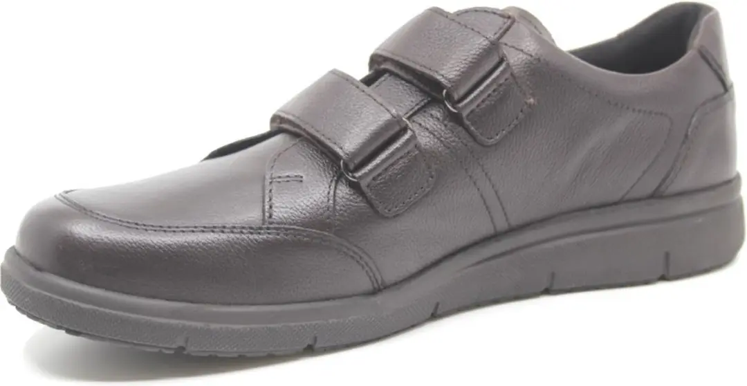 Solidus 64500 Heren Klittenbandschoenen - Bruin - Maat 44+ - afbeelding 2 van 6