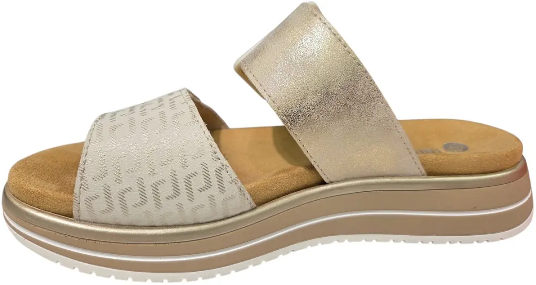 Remonte D1J61-90 Badslippers Dames - Beige/Goud - 41 - afbeelding 4 van 6