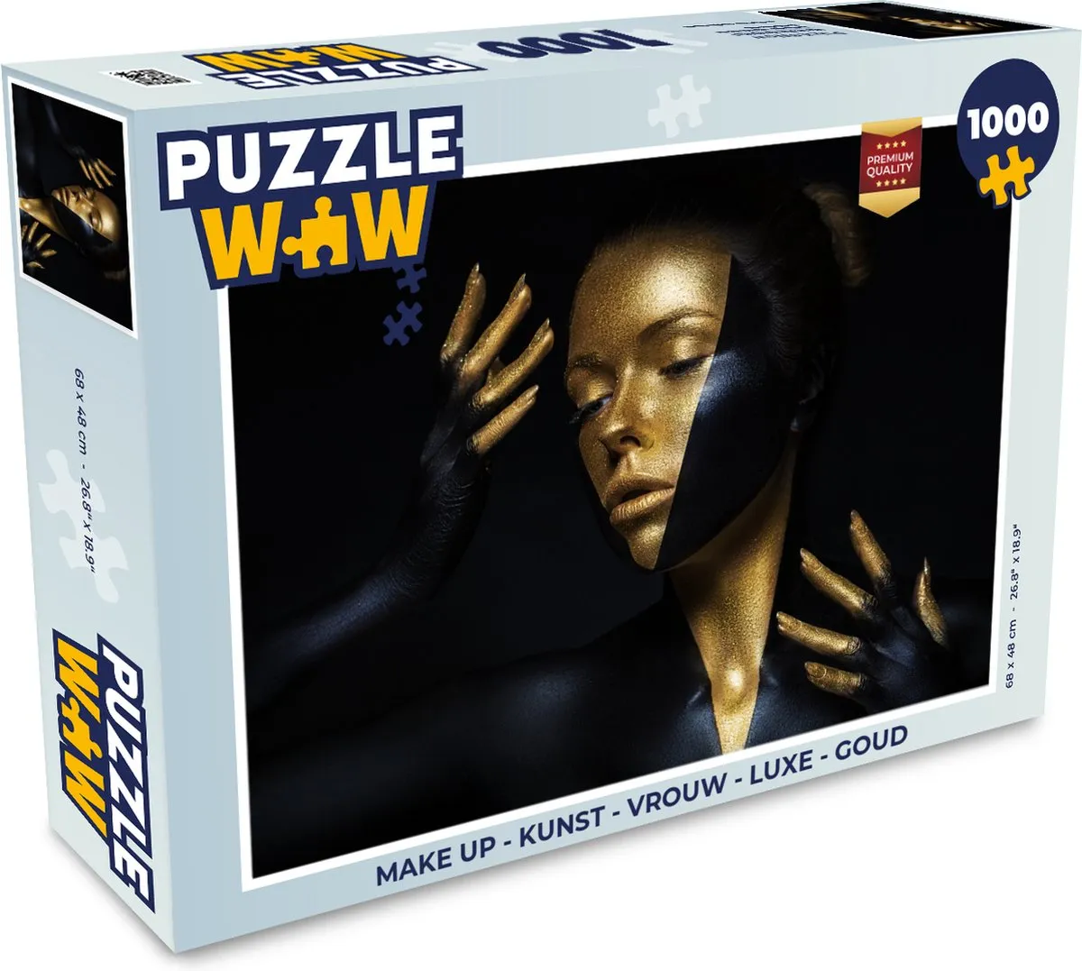 PuzzleWow Make Up Luxe Legpuzzel 1000 Stuks - Multicolor