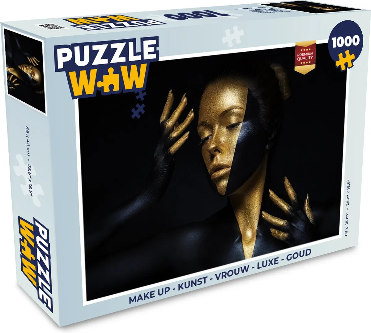 PuzzleWow Make Up Luxe Legpuzzel 1000 Stuks - Multicolor