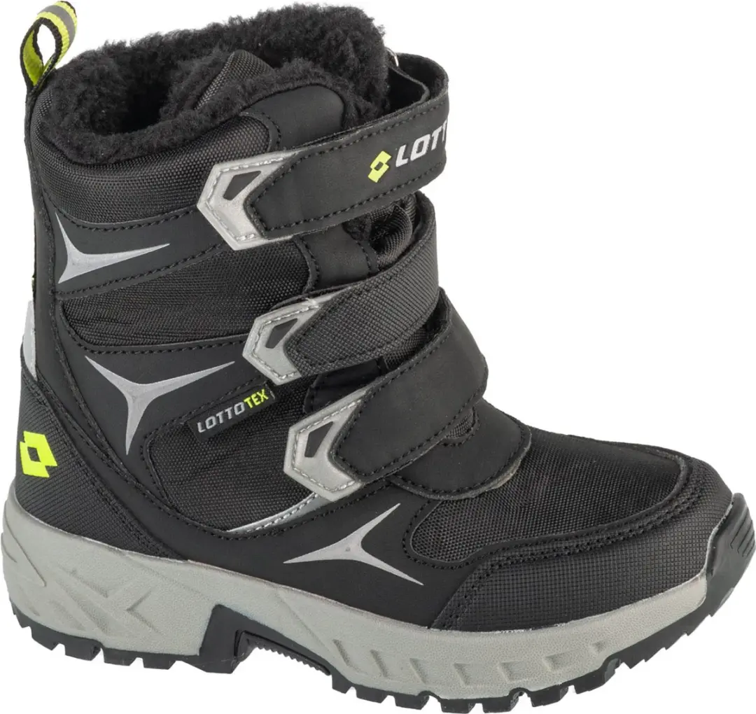 Lotto Kinder Winterschuhe Pinecreek Tex K 2600550K Black/Silver-34