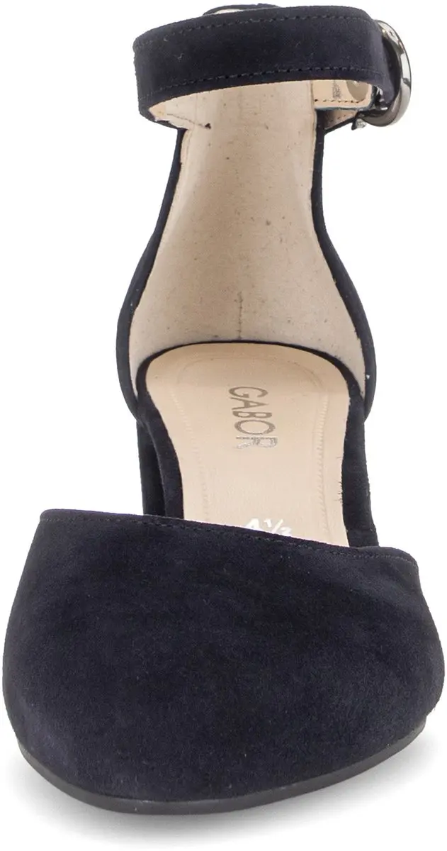 Gabor Blauwe Nubuck Damespump 37.5
