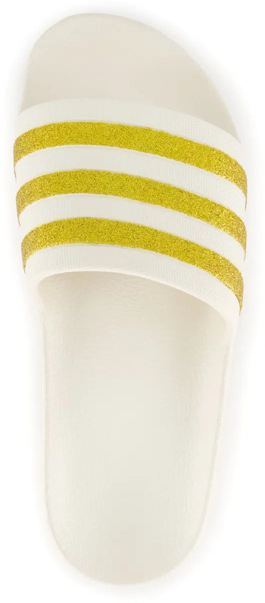 Adidas Adilette Aqua dames badslippers wit goud