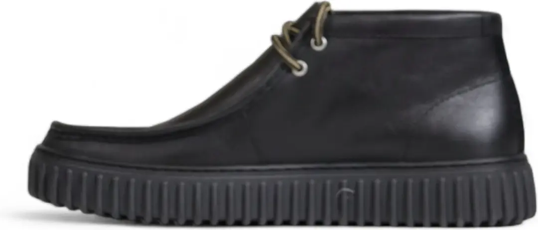 Clarks Torhill Hi Heren Veterschoenen - Zwart - afbeelding 3 van 6
