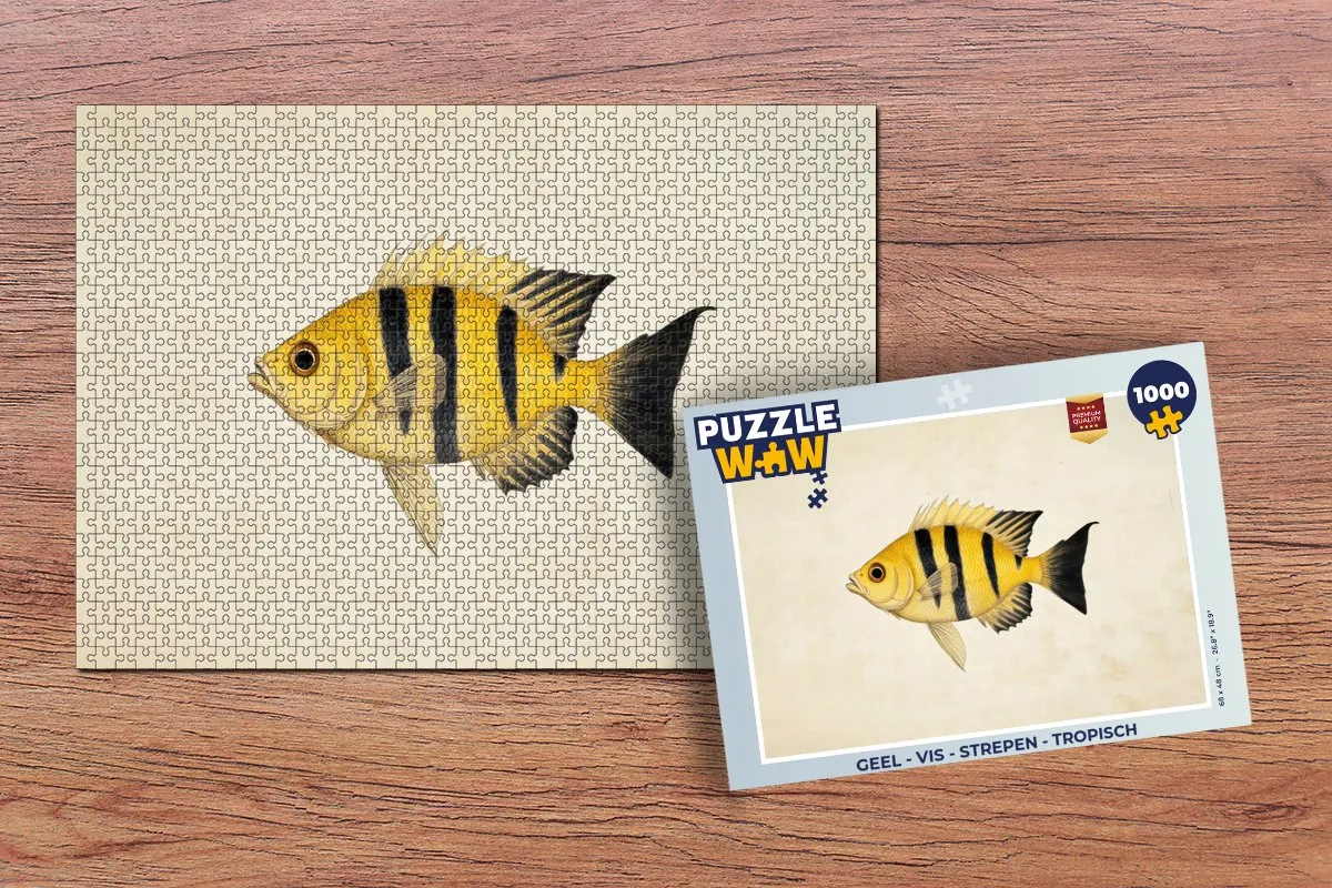 PuzzleWow Tropische Vis Legpuzzel 1000 Stukjes