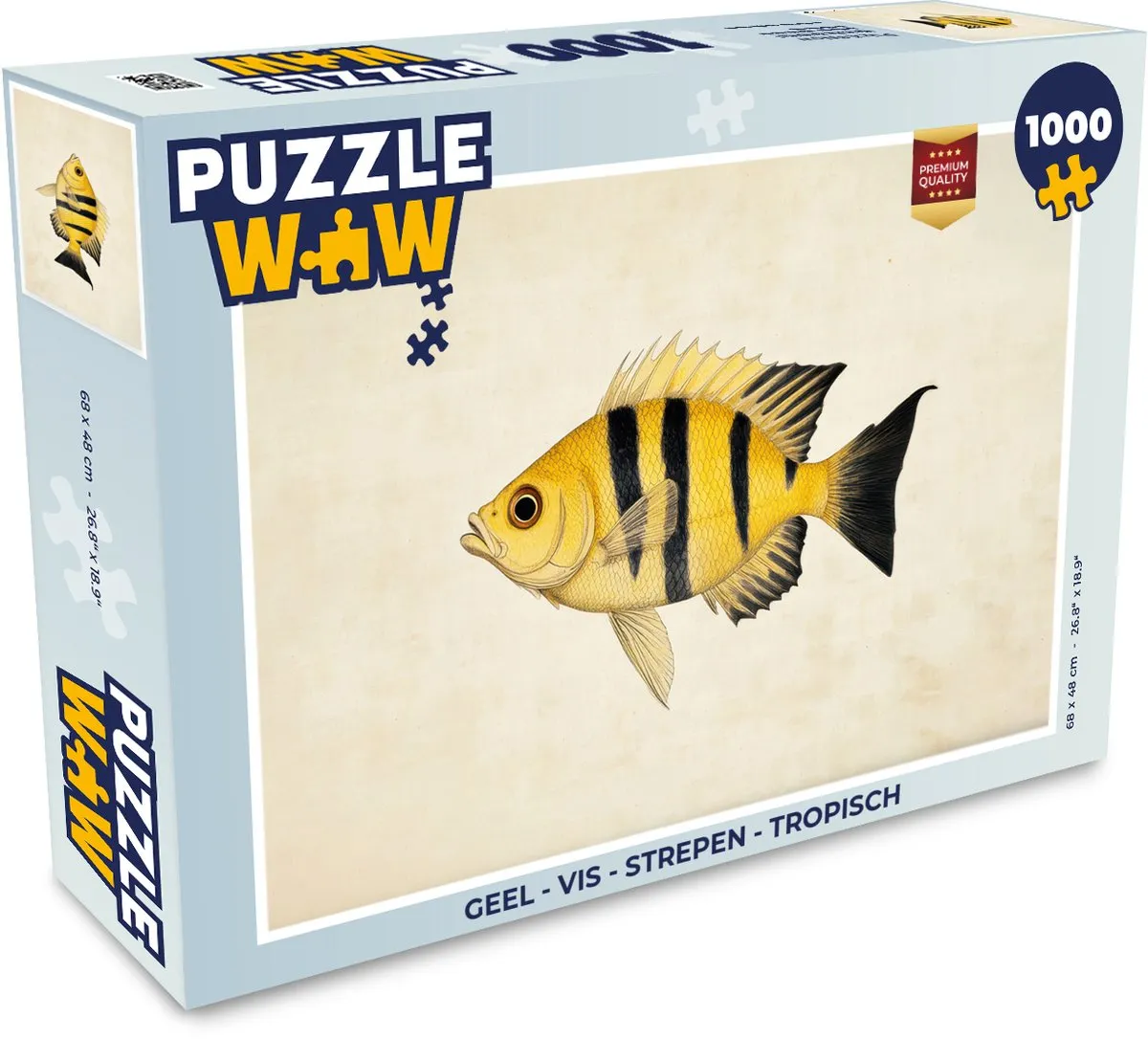 PuzzleWow Tropische Vis Legpuzzel 1000 Stukjes