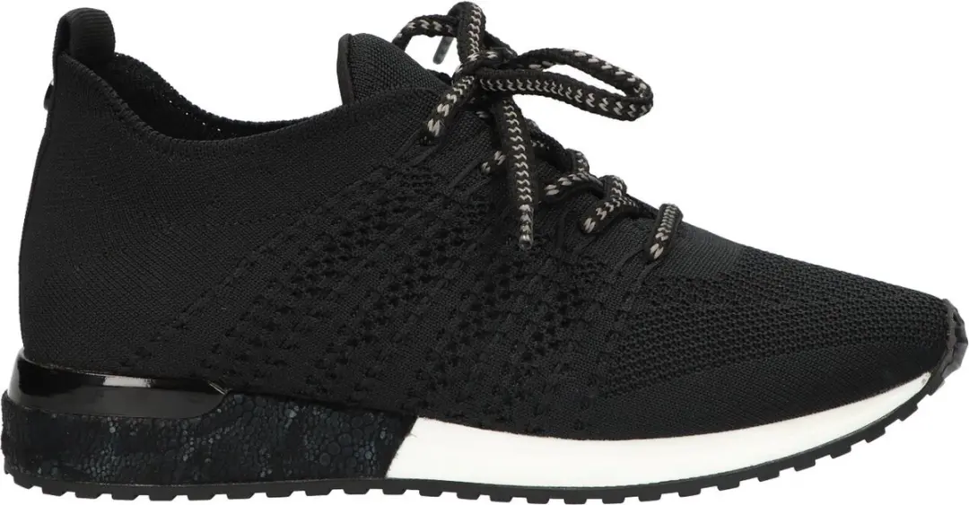 La Strada Sneaker Zwart Knitted