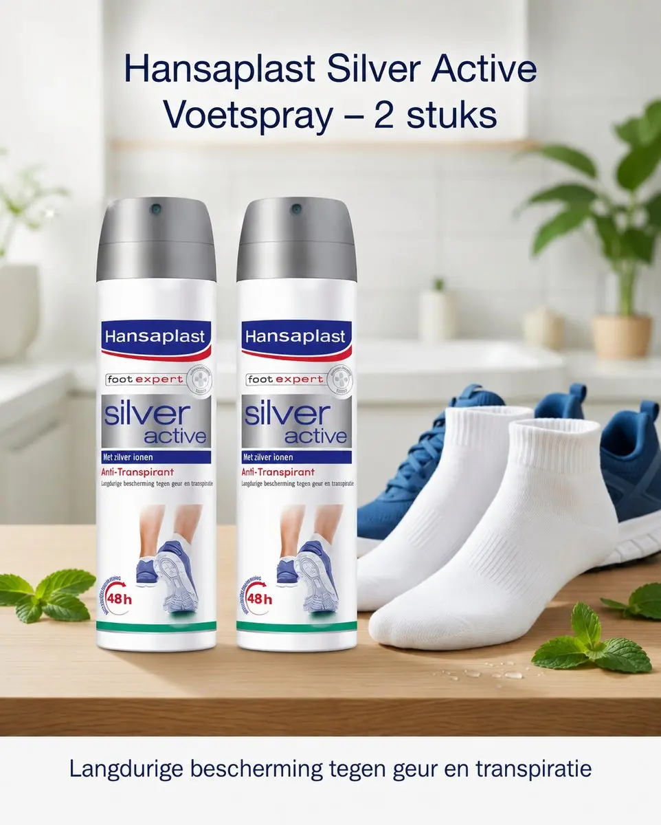 Hansaplast Foot Expert Silver Active Anti-Transparant Multi Pack