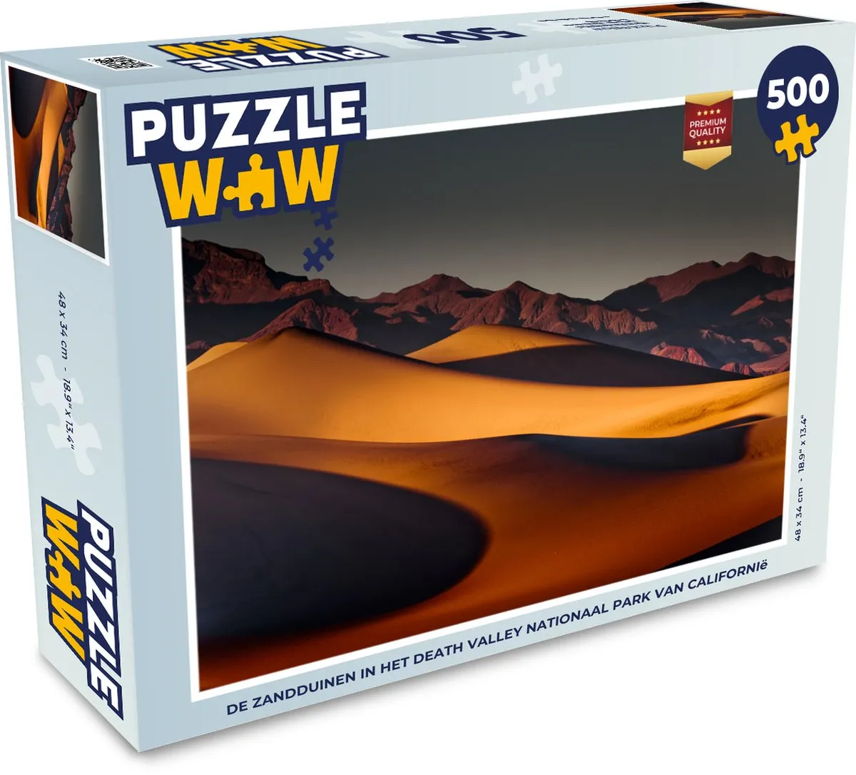 PuzzleWow Death Valley Legpuzzel 500 Stuks - Multicolor