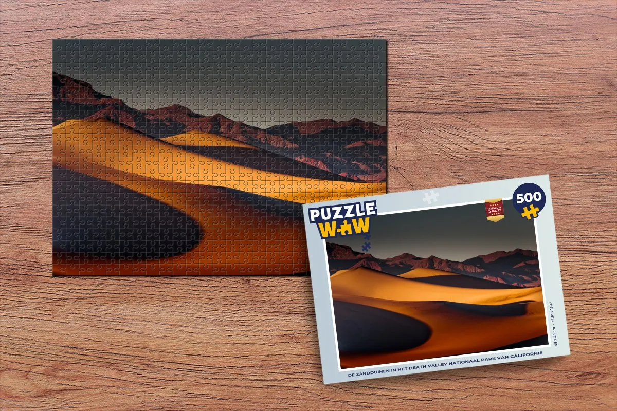 PuzzleWow Death Valley Legpuzzel 500 Stuks - Multicolor