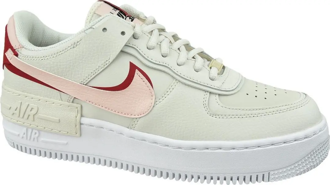 Nike Wmns Air Force 1 Shadow CI0919-003, Vrouwen, Wit, Sneakers maat: 37.5 EU