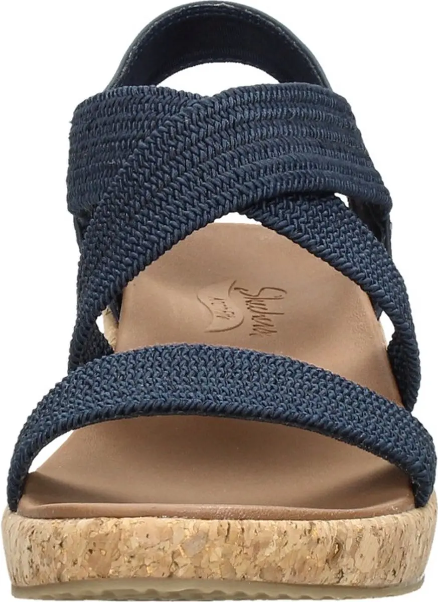 Skechers Arch Fit Beverlee - Love Stay Dames Sandalen - Navy/Blue - Maat 41 - afbeelding 6 van 6