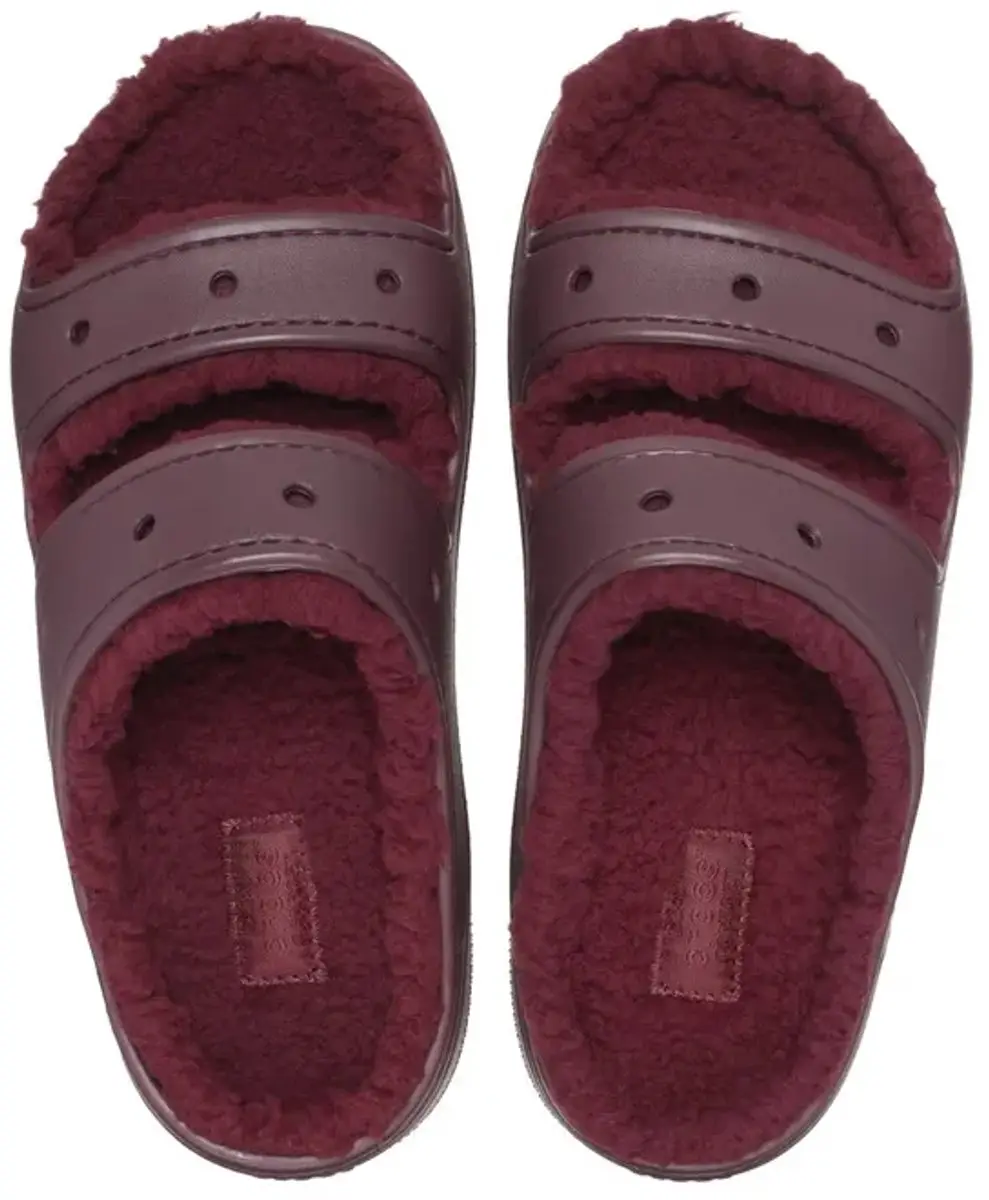 Crocs Classic Cozzzy Sandalen Dark Cherry Maat 46/47 US M12