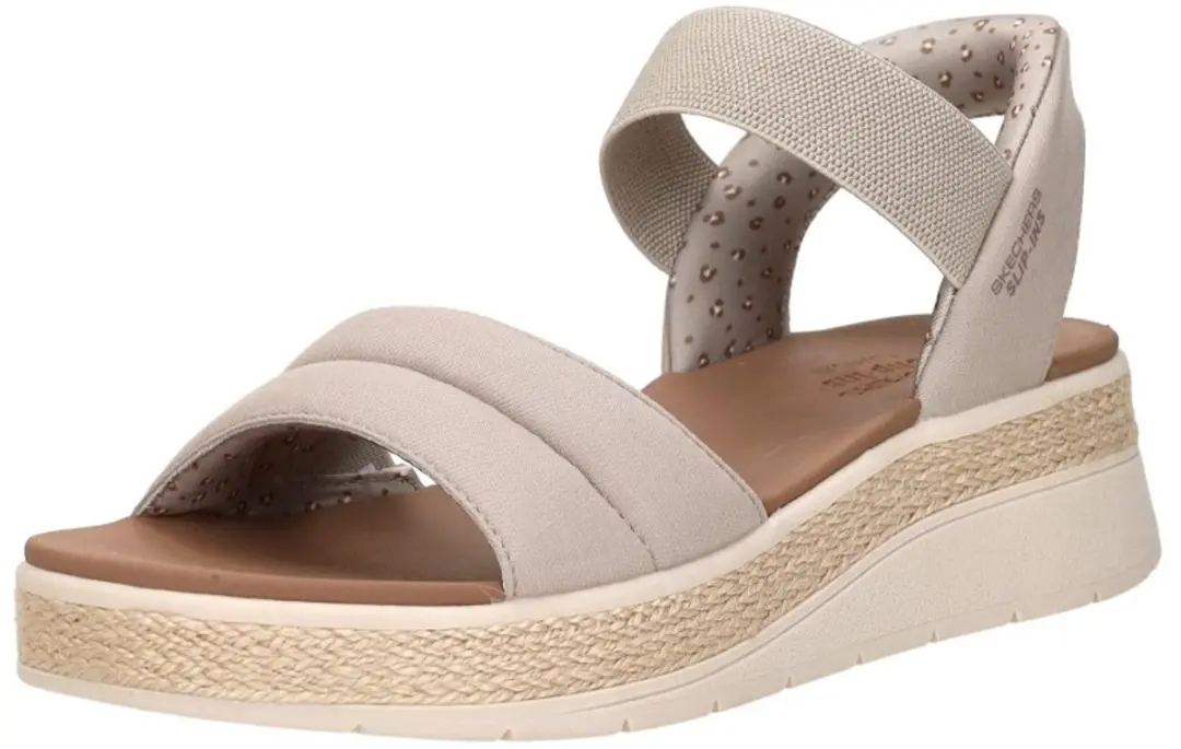 Skechers Slip-ins Bobs Sun Ray Dames Sandalen - Taupe - afbeelding 4 van 6