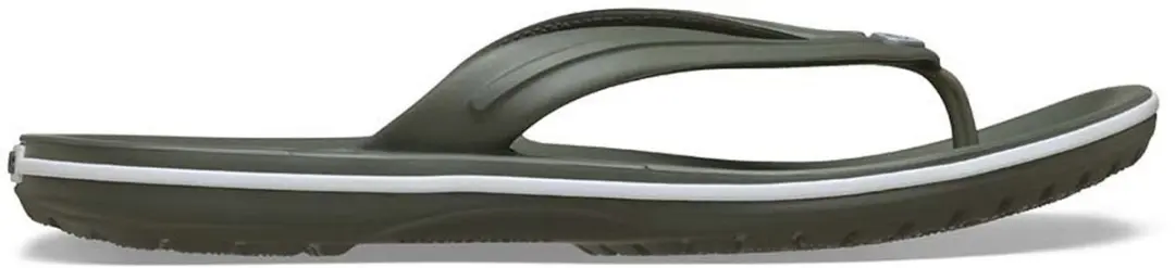 Crocs Crocband Flip Slippers Dusty Olive