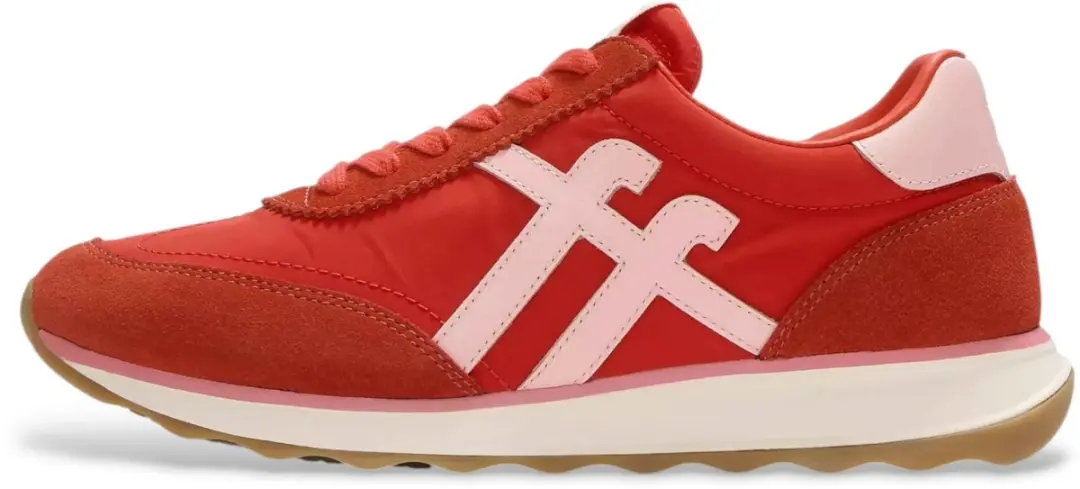 FitFlop Retro-Q FF Fabric/Suede Sneakers Dames Sneakers