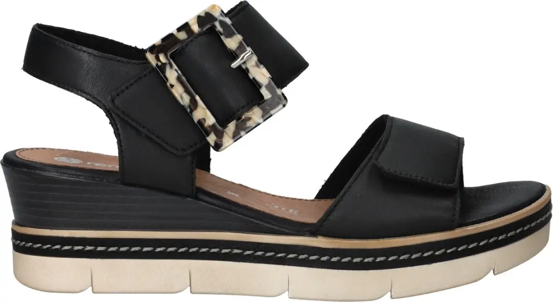 Remonte Leren Dames Sandalen Sleehak